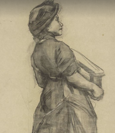 Kinderarbeider in een steenfabriek, door Anthon Gerhard Alexander van Rappard; 1880-1890. Rijksmuseum Amsterdam