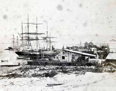 Durban Custom House, around 1870. Photographer unknown.