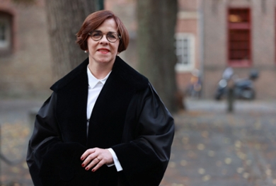 Portret van Marga Sikkema-de Jong