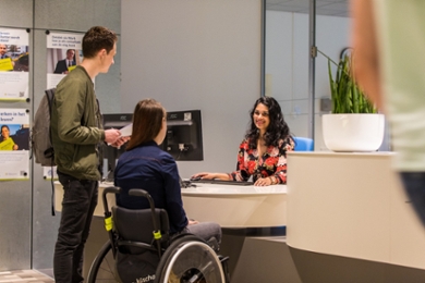 Toegankelijkheid toetsen gaat om de vraag:  kun je als student, medewerker of bezoeker in het gebouw doen wat je er zou moeten kunnen doen?