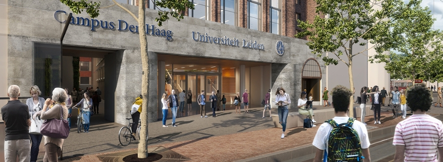 Impression of the new University Campus Spui in The Hague
