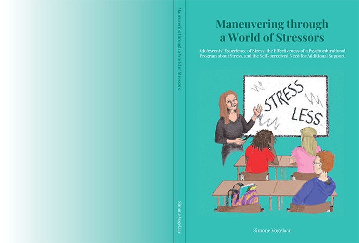 Cover proefschrift 'Maneuvering through a World of Stressors'