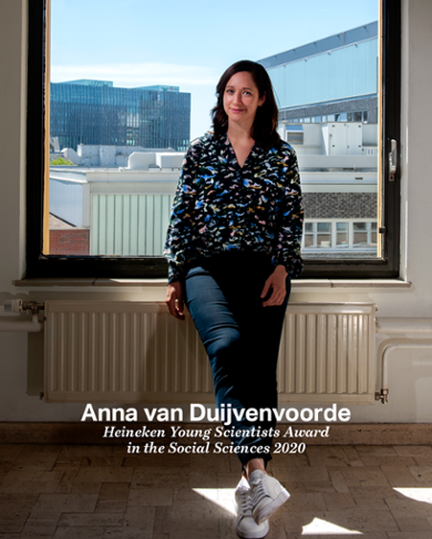 Anna van Duijvenvoorde op Instagram HeinekenPrizes (foto: Michelle Raats)