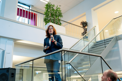 Dean Sarah de Rijcke speeches about the budget cuts