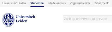 Studentensite: ingang